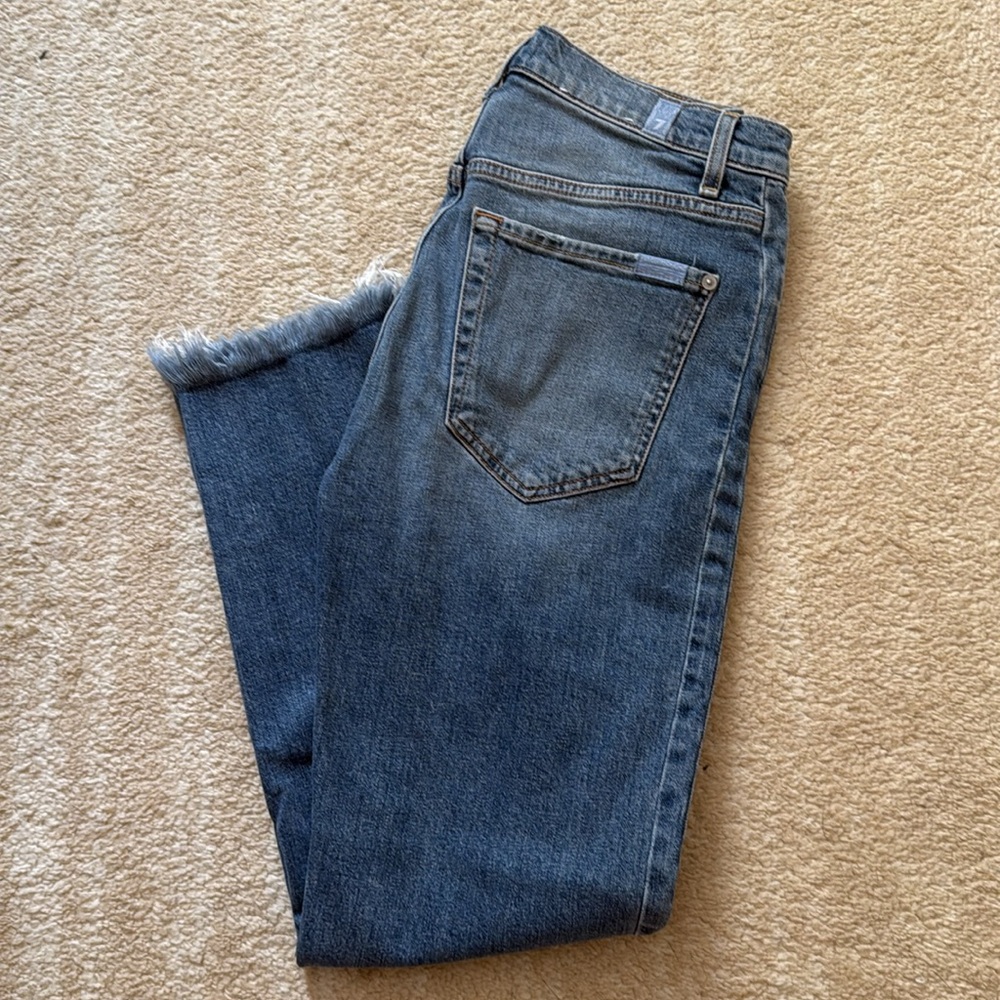 7 for all mankind, worn once!